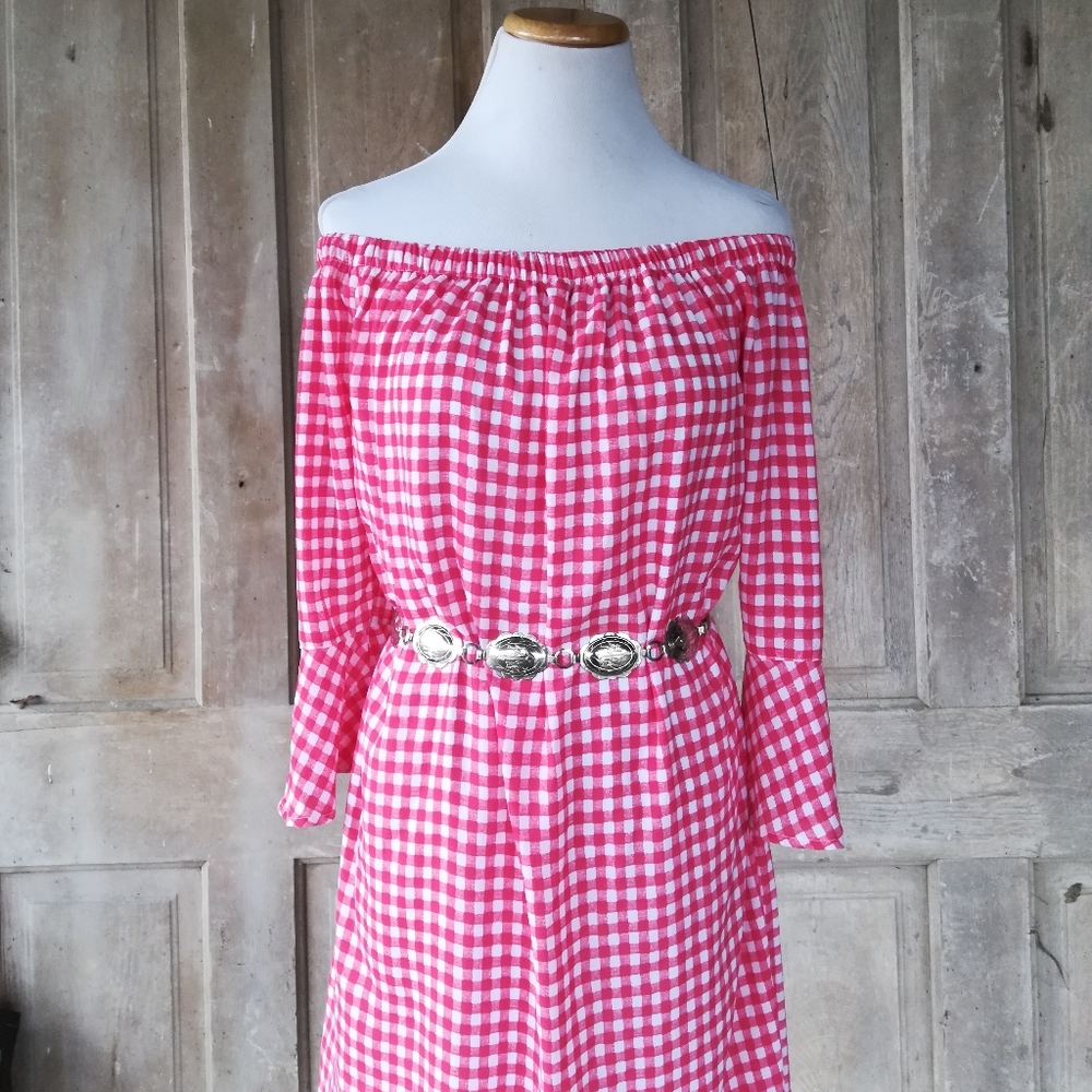 Red Gingham Dress